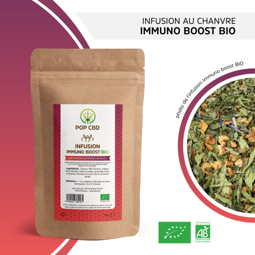 Infusion chanvre IMMUNO BOOST Bio
