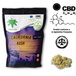 Fleurs California Kush indoor cultivée en hydroponie