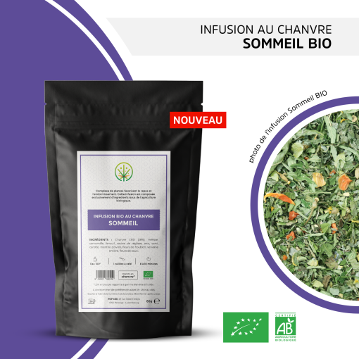 Infusion Bio Sommeil 60g +25% CBD