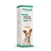 Boîte d'huile de chanvre Pawell pour chien de taille moyenne, contenant 500 mg de CBD. Le produit est étiqueté comme "Full spectrum" et "Organic". L'emballage indique des effets potentiels sur l'anxiété, la mobilité et le calme.