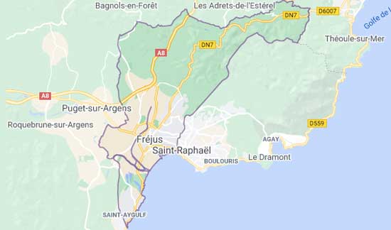 Livraison coursier de CBD à Fréjus et villes voisines