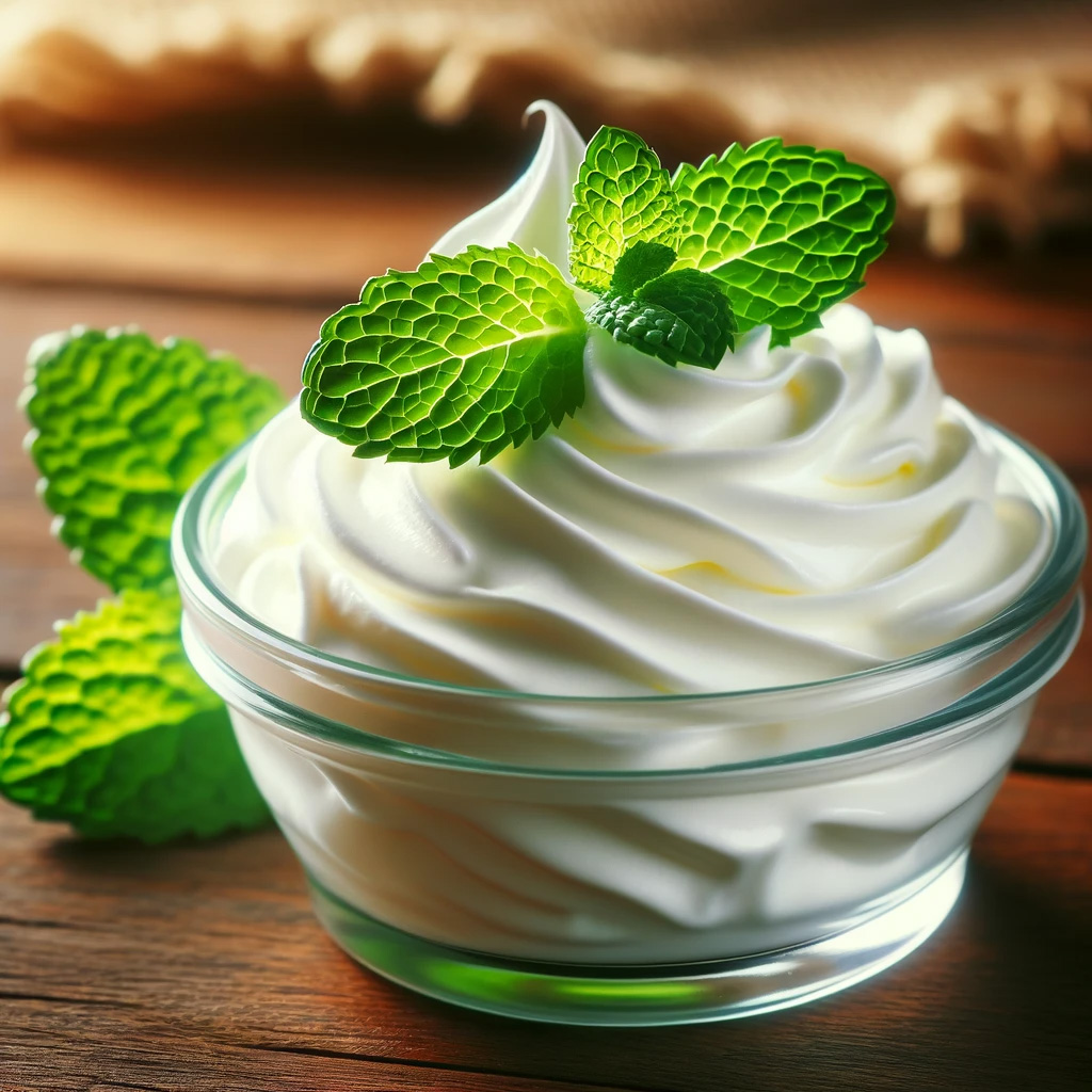 crème chantilly au CBD