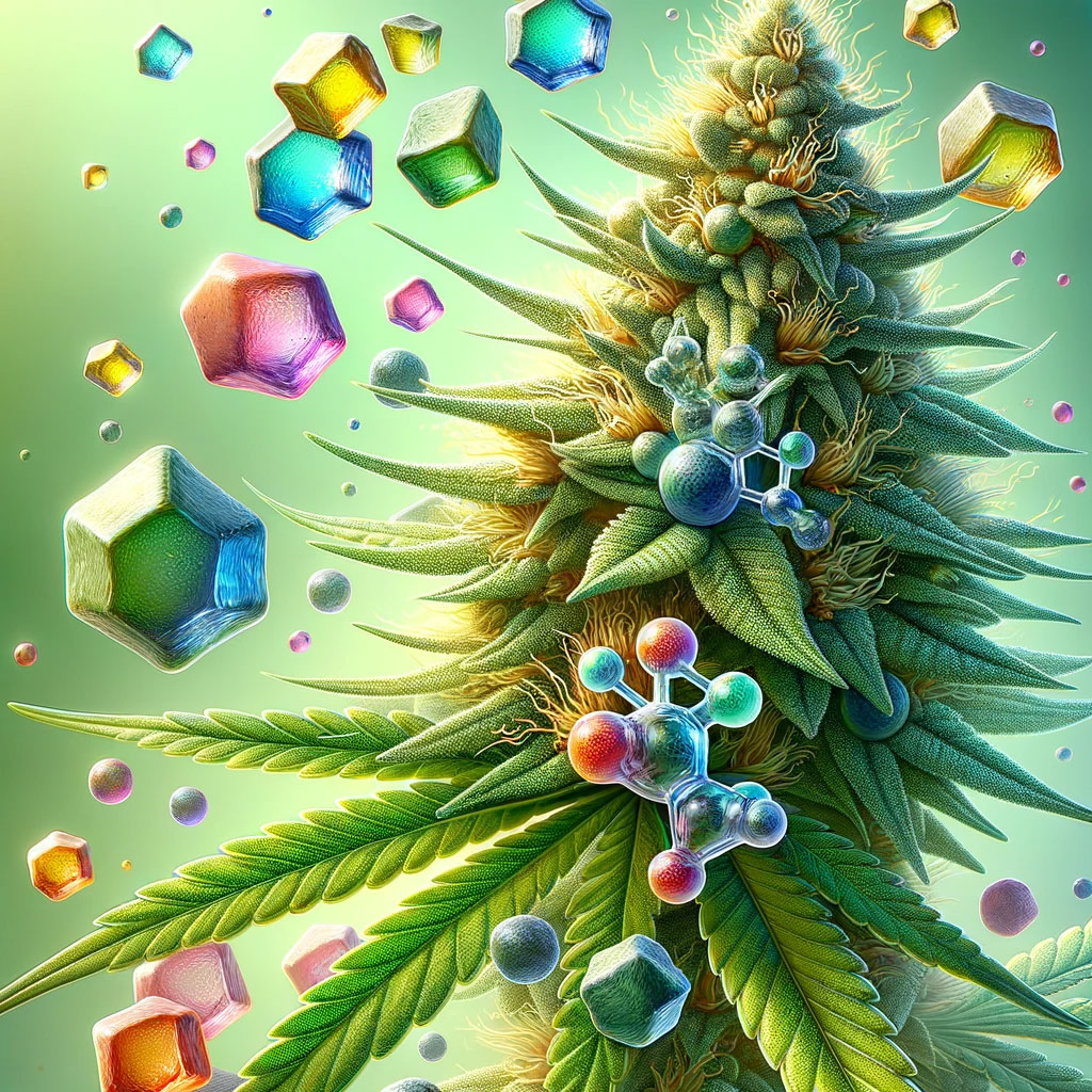 Fleur de CBD les terpènes