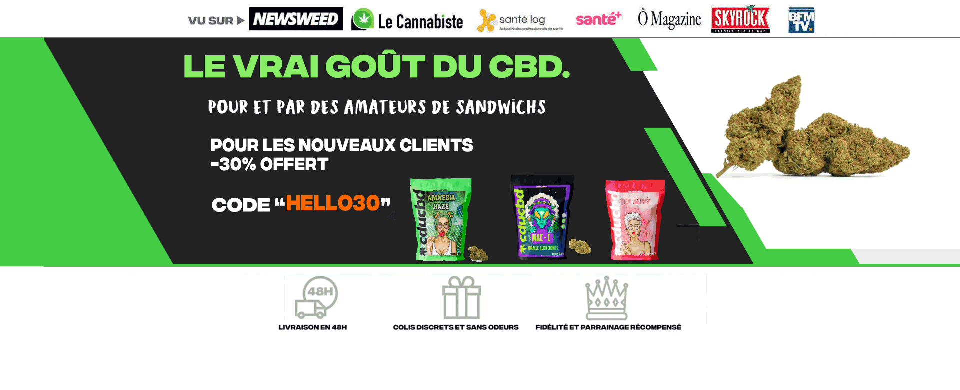 CDUCBD 30 pourcent de remise