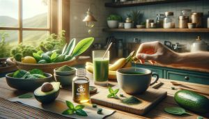 CBD et thé vert une boisson détoxifiante