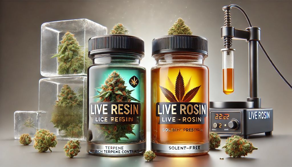 Live Resin et Live Rosin