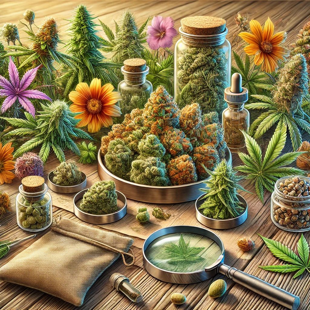 Toutes les variétés de fleurs de cannabis version cbd