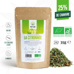 Pochette infusion Pop CBD citronnée