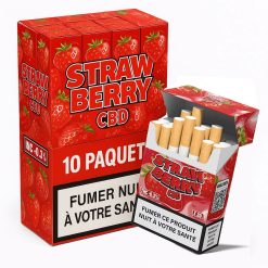 cartouche de dix paquets de cigarettes CBD Strawberry
