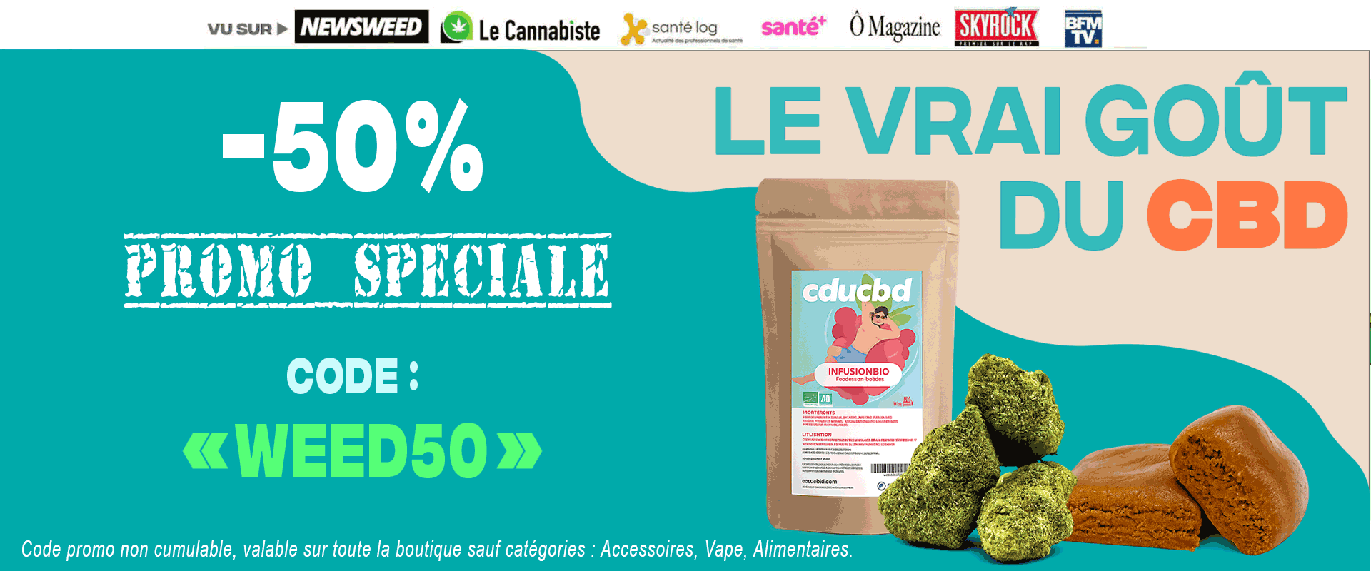Bannière promotionnelle 420 Day - CBD en ligne CDUCBD